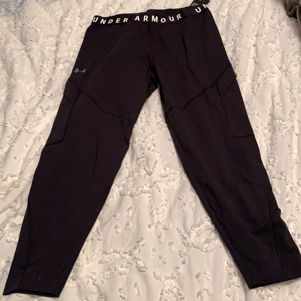 Under armour black joggers